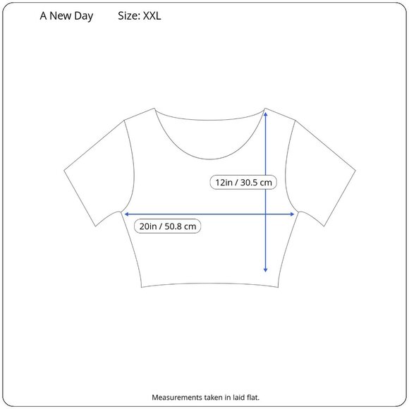 A New Day Womens Lime Green Off-The-Shoulder Crop Top Size XXL - Picture 5 of 10